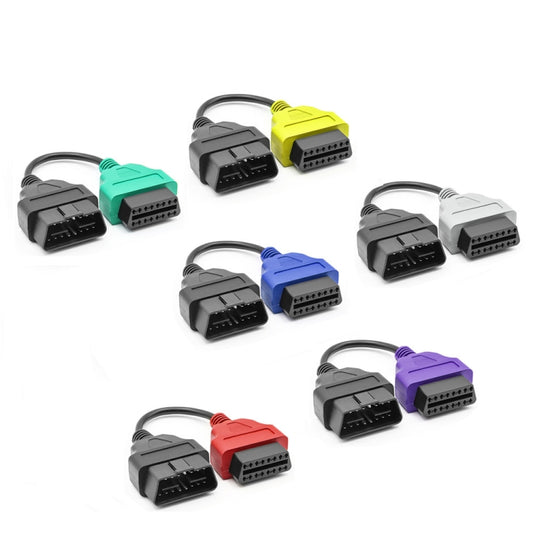 6-color OBD ECU Scan Adapter Cable Bundle for Fiat by buy2fix