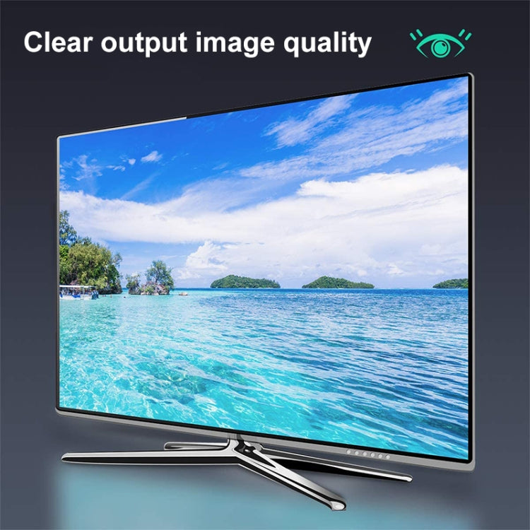 h114 3 in 1 Mini HDMI to HDMI + VGA + 3.5 Audio Converter Cable(Black) by buy2fix