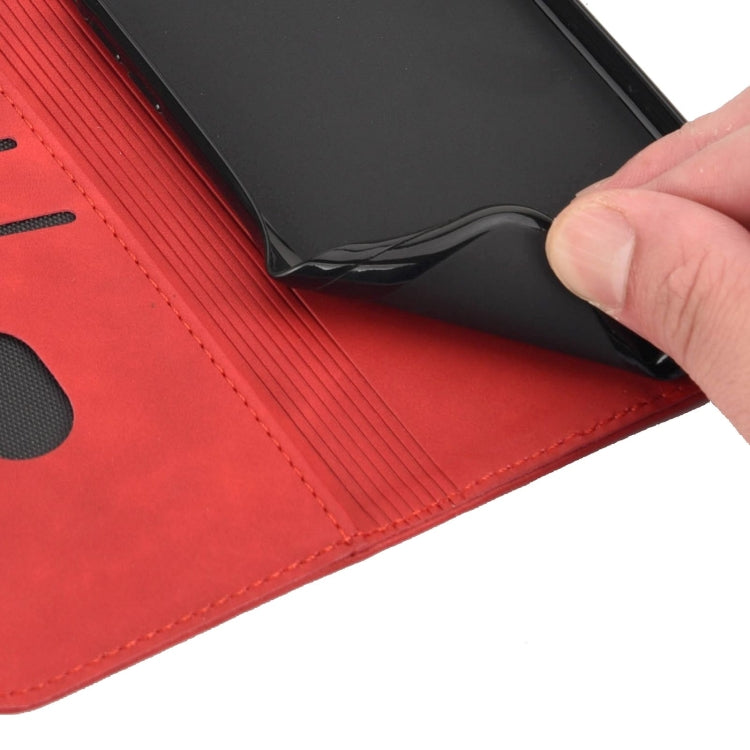 For Xiaomi Redmi Note 11 Pro Skin Feel Splicing Leather Phone Case(Red) by buy2fix