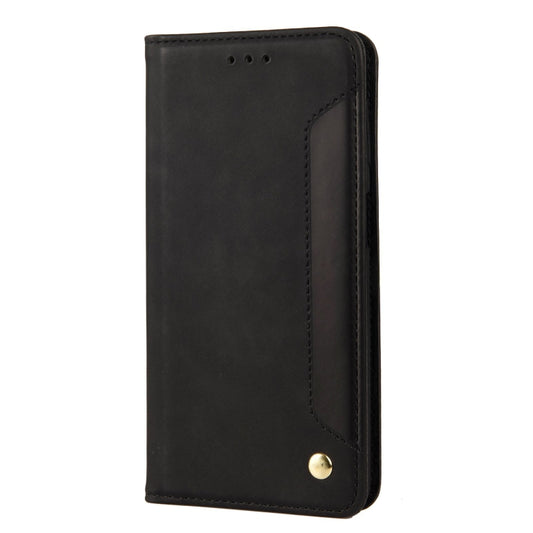 For Xiaomi Redmi Note 11 Skin Feel Splicing Leather Phone Case(Black) by buy2fix