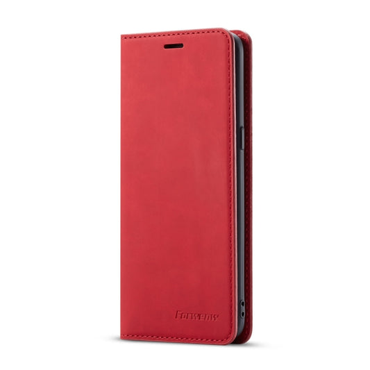 For Galaxy S8 Forwenw Dream Series Oil Edge Strong Magnetism Horizontal Flip Leather Case with Holder & Card Slots & Wallet & Photo Frame(Red) by Forwenw