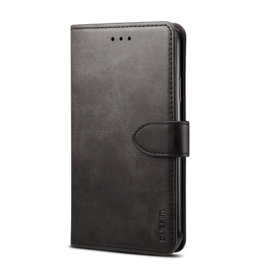 For iPhone 11 Pro Max GUSSIM Magnetic Horizontal Flip Leather Case with Holder & Card Slots & & Wallet(Black) by GUSSIM