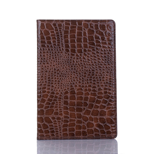 For Samsung Galaxy Tab A7 Lite T220/T225 Crocodile Texture Leather Tablet Case(Brown) by buy2fix