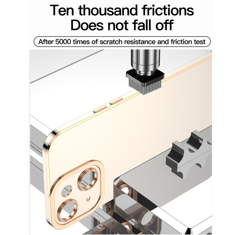 For iPhone 13 Pro 6D Electroplated TPU Phone Case (White) by buy2fix