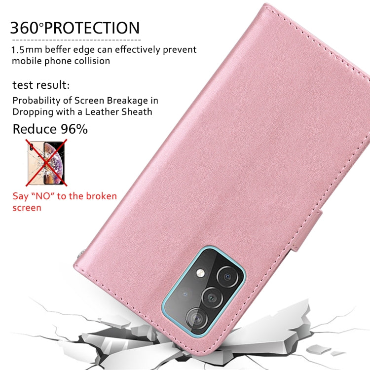 For Samsung Galaxy S22 Ultra 5G Rose Embossed Leather Phone Case(Rose Gold) by buy2fix