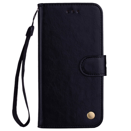 For Xiaomi Redmi Poco M4 Pro 5G / Redmi Note 11T 5G Oil Wax Texture Leather Phone Case(Black) by buy2fix