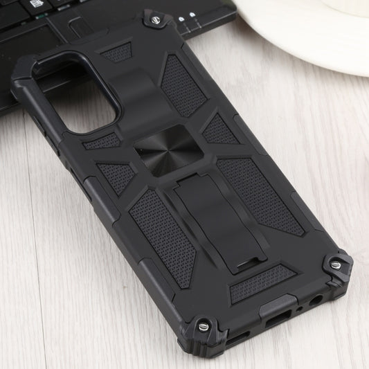 Shockproof TPU + PC Magnetic Protective Phone Case with Holder For Samsung Galaxy A13 4G/Galaxy A13 5G /Galaxy A13 Lite/Galaxy A04/Galaxy A04S/Galaxy A04E 4G(Black) by buy2fix