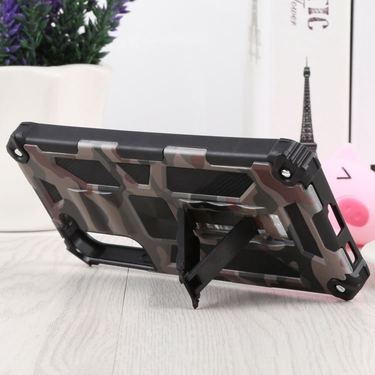 For Samsung Galaxy S22+ 5G Camouflage Armor Kickstand TPU + PC Magnetic Phone Case(Army Green) by buy2fix