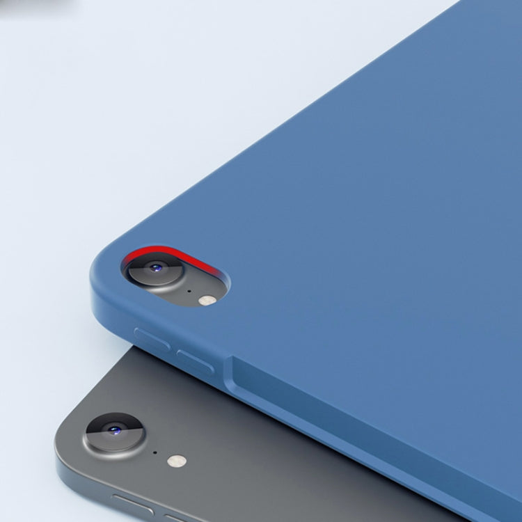 For iPad Air 11 2024 / Air 2022 / Air 2020 10.9 Mutural Silicone Microfiber Tablet Case(Black) by Mutural