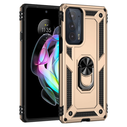 For Motorola Edge 20 Shockproof TPU + PC Phone Case(Gold) by buy2fix
