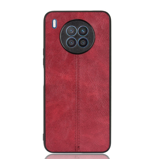 For Huawei nova 8i / Honor 50 Lite Sewing Cow Pattern Skin Phone Case(Red) by buy2fix