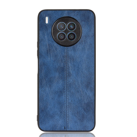 For Huawei nova 8i / Honor 50 Lite Sewing Cow Pattern Skin Phone Case(Blue) by buy2fix