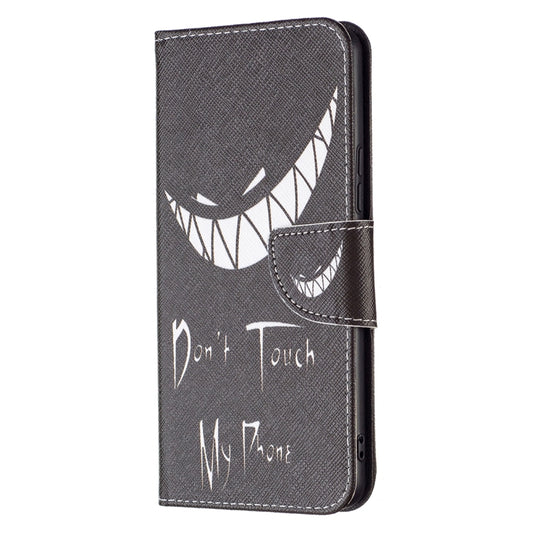 For Samsung Galaxy A53 5G Colored Drawing Pattern Leather Phone Case(Smirk) by buy2fix