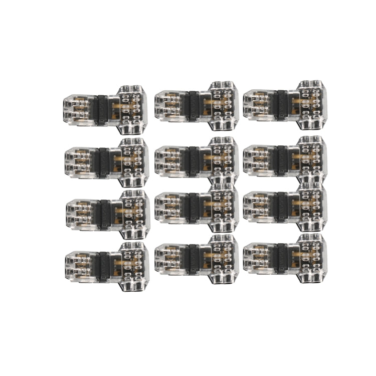 A6534 12 in 1 Car T-type Stripping-free Terminal Block by buy2fix