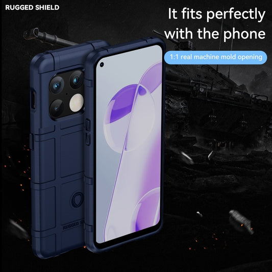 For OnePlus 10 Pro 5G Full Coverage Shockproof TPU Phone Case(Blue) by buy2fix