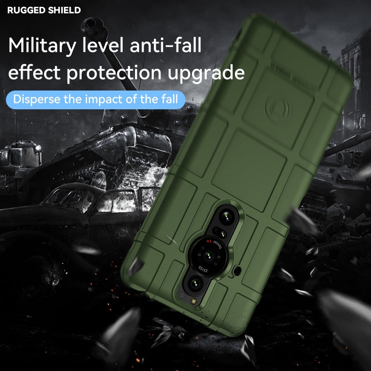 For Sony Xperia Pro-I Full Coverage Shockproof TPU Phone Case(Green) by buy2fix