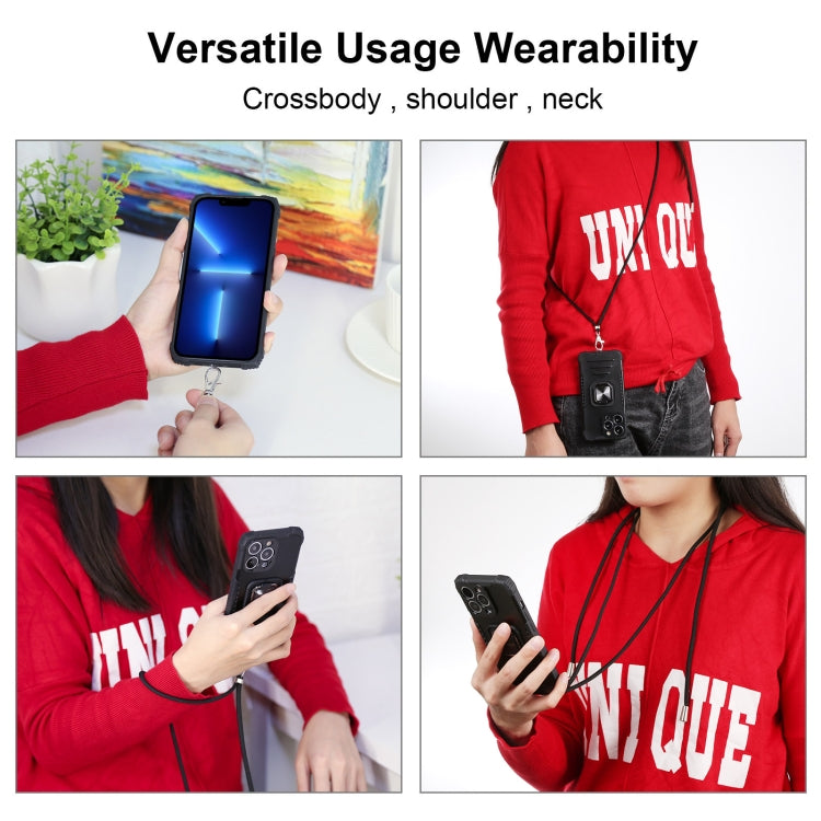 For Samsung Galaxy S21 FE 5G Lanyard Aluminum TPU Case(Gold) by buy2fix