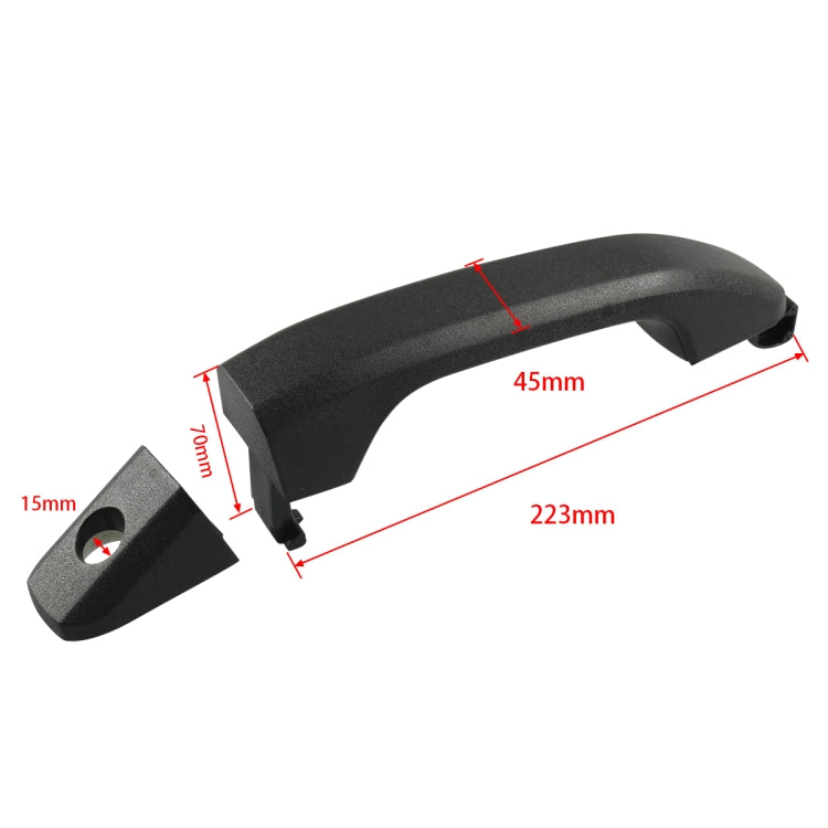 A5982-01 Car Left Front Outside Door Handle 22929464 for Chevrolet by buy2fix