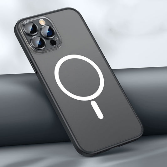 For iPhone 13 Pro Max MagSafe Matte Phone Case (Black) by buy2fix