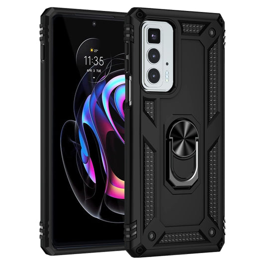 For Motorola Edge 20 Pro Shockproof TPU + PC Phone Case(Black) by buy2fix