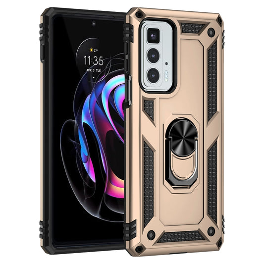 For Motorola Edge 20 Pro Shockproof TPU + PC Phone Case(Gold) by buy2fix