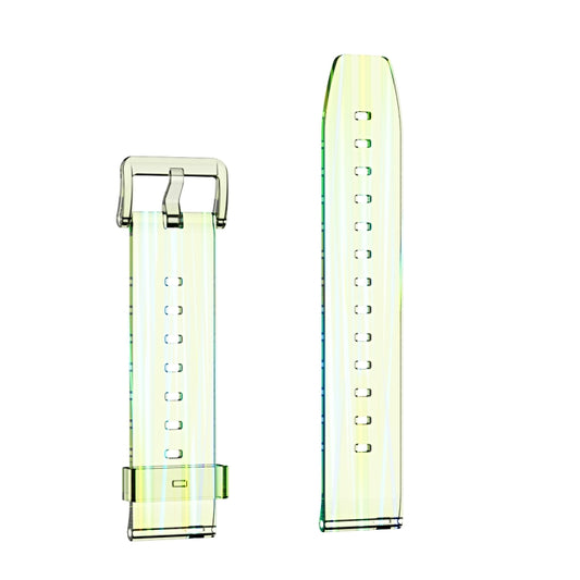 22mm Aurora Translucent Watch Band(Green) by buy2fix