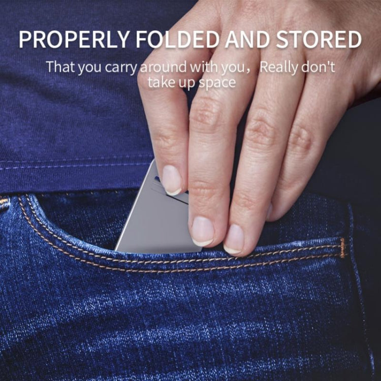 Aluminum Alloy Folding Phone Holder(Silver) by buy2fix