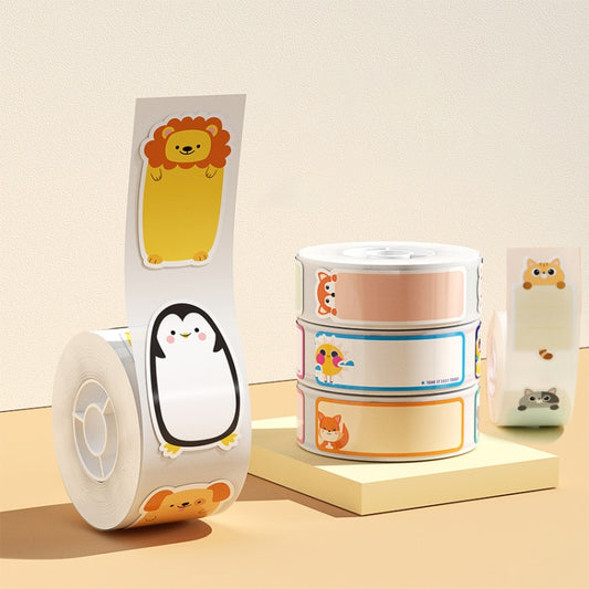 14 x 40mm 160 Sheets Thermal Printing Label Paper For NiiMbot D101 / D11(Cute Animals) by buy2fix
