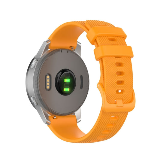 For Garmin Silicone Smart Watch Watch Band, Size:20mm Universal(Yellow) by buy2fix