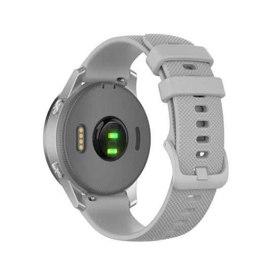 For Garmin Silicone Smart Watch Watch Band, Size:20mm Universal(Grey) by buy2fix