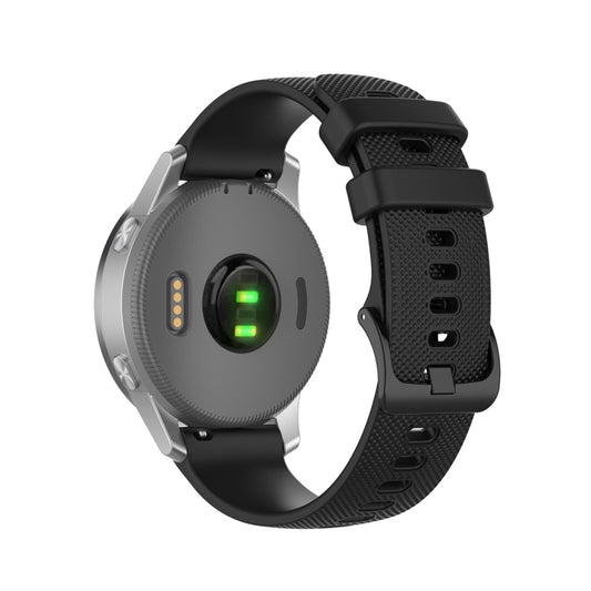 For Garmin Silicone Smart Watch Watch Band, Size:22mm Universal(Black) by buy2fix
