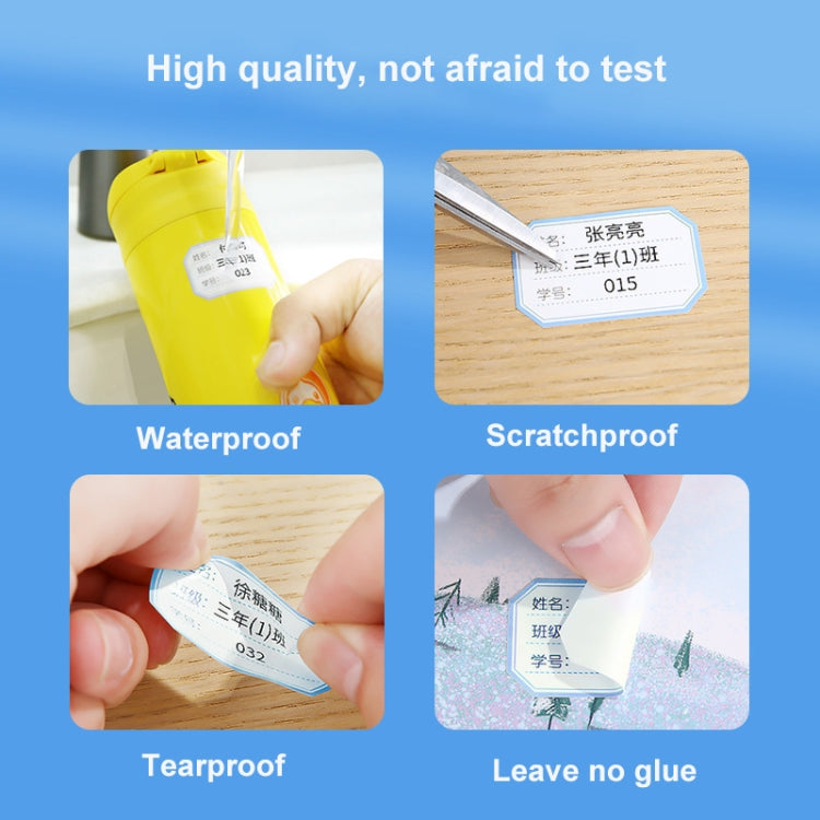 25 x 78mm 90 Sheets Thermal Label Data Cable Sort Stickers For NiiMbot D101 / D11(Red) by buy2fix