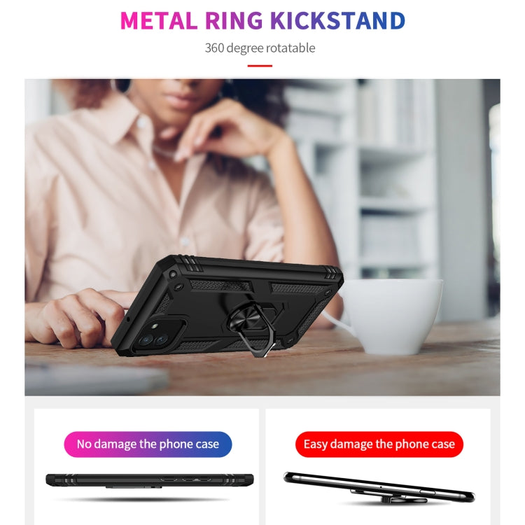 For Samsung Galaxy A03 164mm Version Shockproof TPU + PC Phone Case(Black) by buy2fix