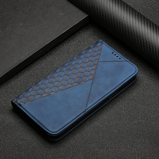 For Xiaomi Redmi Note 11 5G Skin Feel Magnetic Leather Phone Case(Blue) by buy2fix