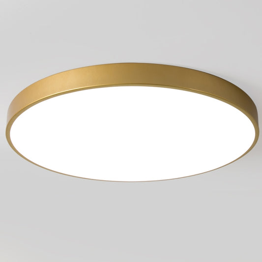 Macaron LED Round Ceiling Lamp, Stepless Dimming, Size:30cm(Gold) by buy2fix