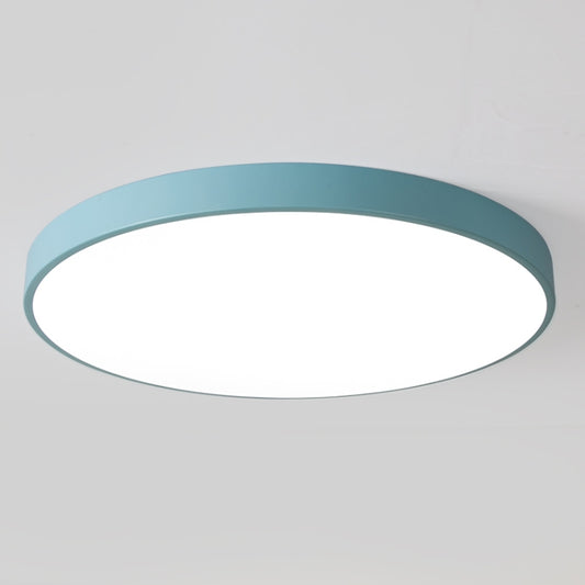 Macaron LED Round Ceiling Lamp, Stepless Dimming, Size:40cm(Blue) by buy2fix