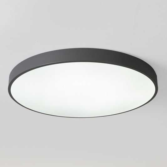Macaron LED Round Ceiling Lamp, Stepless Dimming, Size:50cm(Grey) by buy2fix