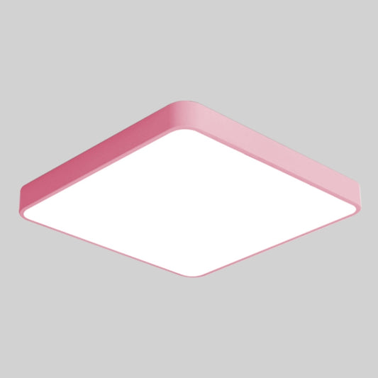Macaron LED Square Ceiling Lamp, Stepless Dimming, Size:30cm(Pink) by buy2fix