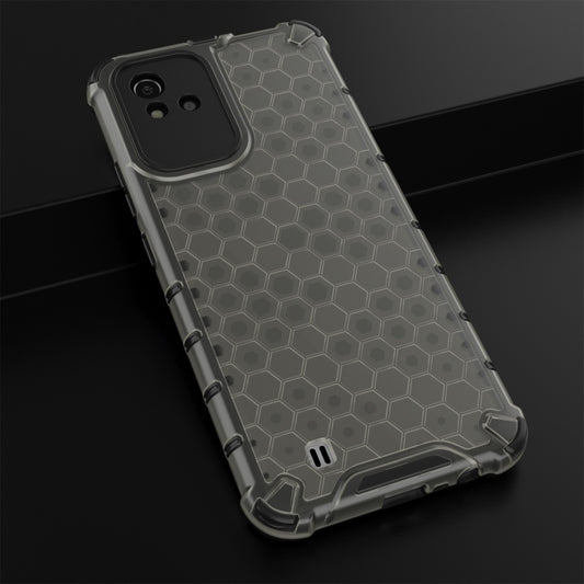 For OPPO Realme Narzo 50 4G Honeycomb PC + TPU Phone Case(Black) by buy2fix