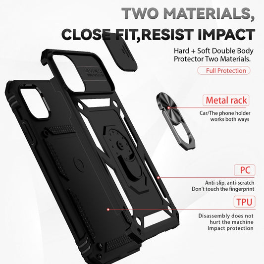 For iPhone 11 Sliding Camshield Holder Phone Case (Black) by buy2fix