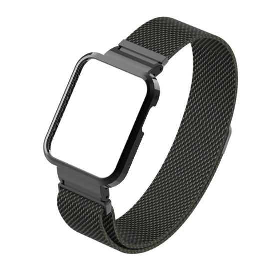 For Xiaomi Mi Watch Lite / Redmi Watch Milanese Magnetic Metal Watchband(Black) by buy2fix