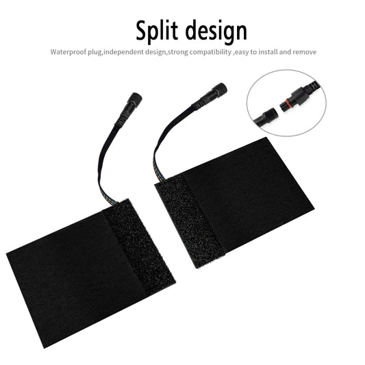 ZH-974D1 3-level Temperature Control Motorcycle Hook and Loop Fastener Intelligent Heated Grip by buy2fix