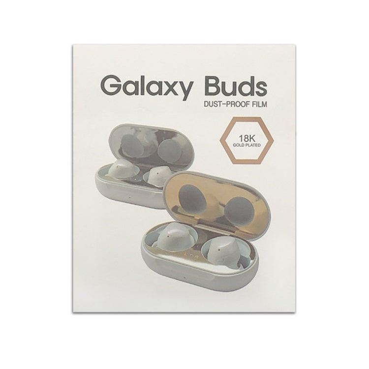 For Galaxy Buds Wireless Bluetooth Earphone Metal Protective Sticker(White) by buy2fix