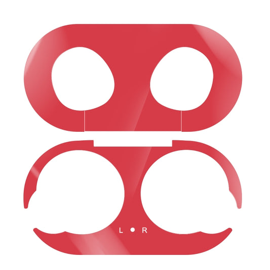 For Galaxy Buds Wireless Bluetooth Earphone Metal Protective Sticker(Red) by buy2fix