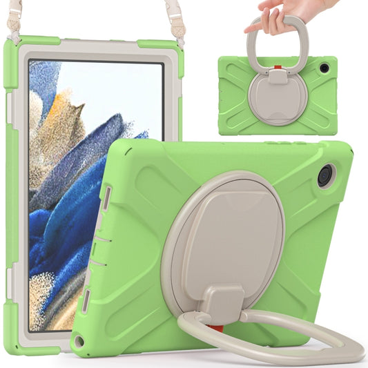 For Samsung Galaxy Tab A8 10.5 2021 Silicone + PC Tablet Case(Matcha Green) by buy2fix
