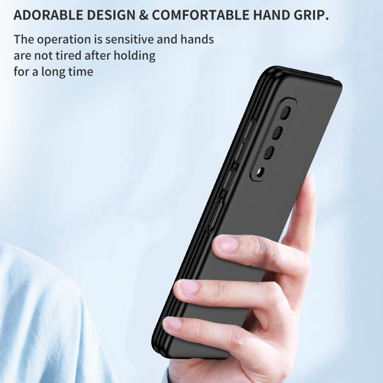 For Samsung Galaxy Fold Armor Foldable Phone Case(Black) by buy2fix