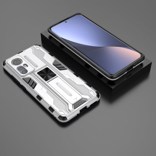 For Xiaomi 12S/12/12X Supersonic PC + TPU Shock-proof Phone Case(Silver) by buy2fix