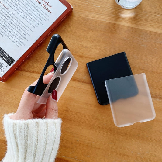 For Huawei P50 Pocket Frosted PC Folding Phone Case(Transparent) by buy2fix