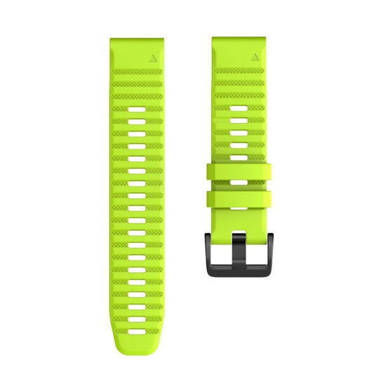 For Garmin Fenix 7 Silicone Watch Band(Green) by buy2fix