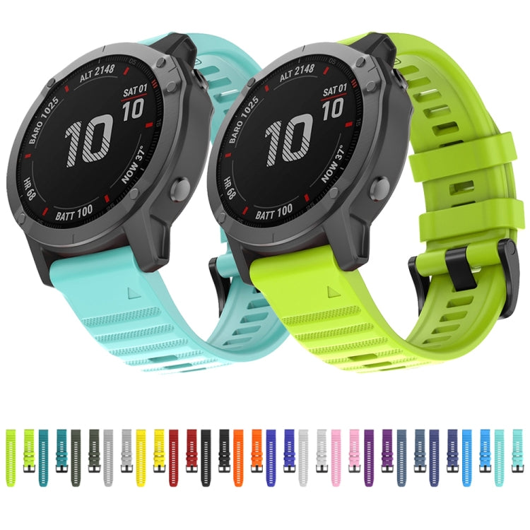 For Garmin Fenix 7 Silicone Watch Band(Army Green) by buy2fix